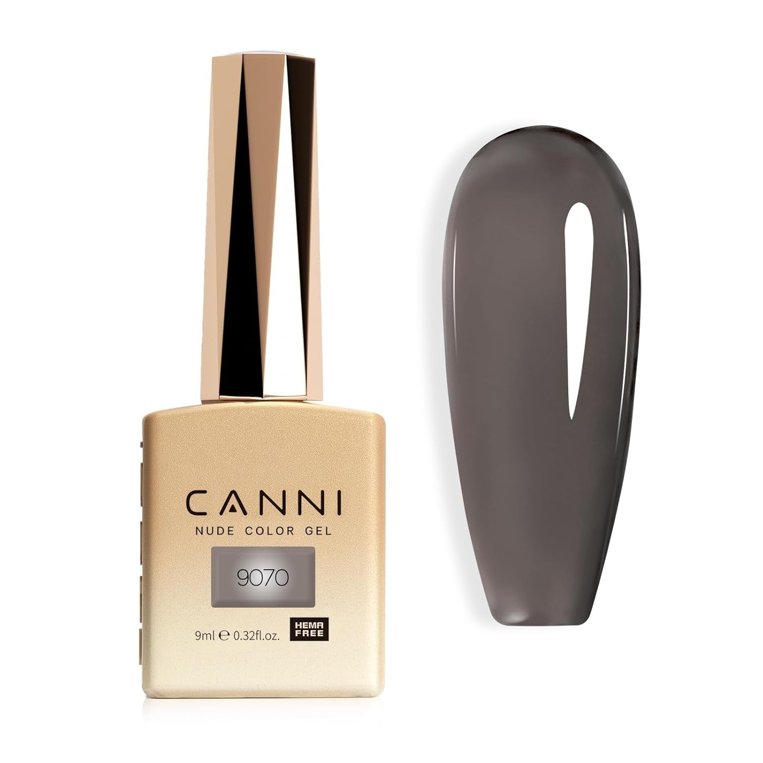 Ojă gel CANNI, semipermanentă, violet închis, ojă, gel UV, se detașează prin înmuiere, manichiură