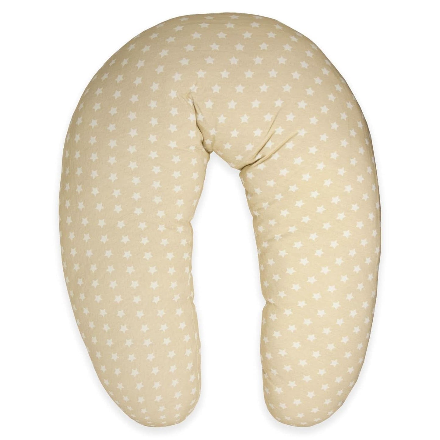 Pernă de alăptare pentru nou-născuți, XL, Husă din bumbac 100%, detașabilă și lavabilă, Umplutură din poliester, Motiv stele Accesorii Hrana si Alaptare Bebe Naty Shop
