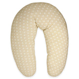Pernă de alăptare pentru nou-născuți, XL, Husă din bumbac 100%, detașabilă și lavabilă, Umplutură din poliester, Motiv stele Accesorii Hrana si Alaptare Bebe Naty Shop