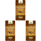 Ciocolată organică cu migdale întregi și floare de sare, 100 g