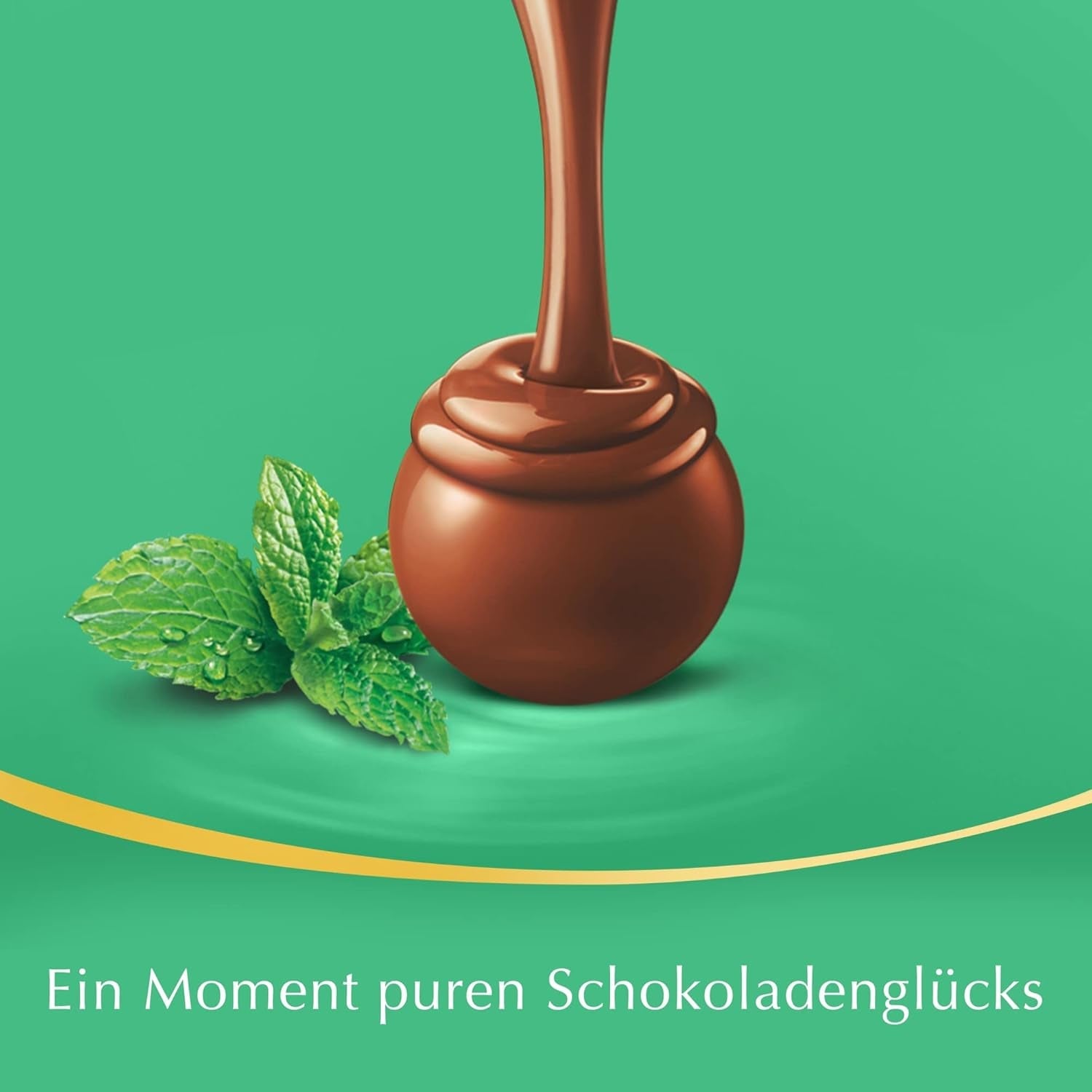 Bile de ciocolată albă LINDOR, 1 kg și LINDOR | pungă resigilabilă de 1 kg | aprox. 80 de bile de ciocolată cu lapte și mentă cu umplutură | Pachet vrac, cadou pralină, cadou ciocolată