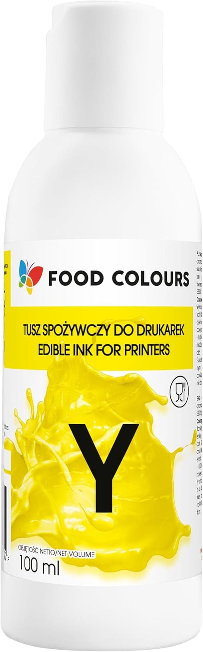 Coloranți alimentari Cerneală alimentară pentru imprimante MAGENTA 100ML Imprimare comestibilă, Imprimare pe hârtie de napolitană Adaos decorativ pentru prăjituri