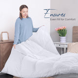 Utopia Bedding FBA_B01JPECQF8 Plapumă dublă, alb, poliester, twin Plapumi si pilote Naty Shop