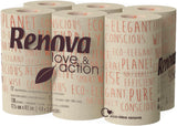Hârtie igienică Renova Love & Action, Beiger Pachet 9 X 12 Rollos-: 108