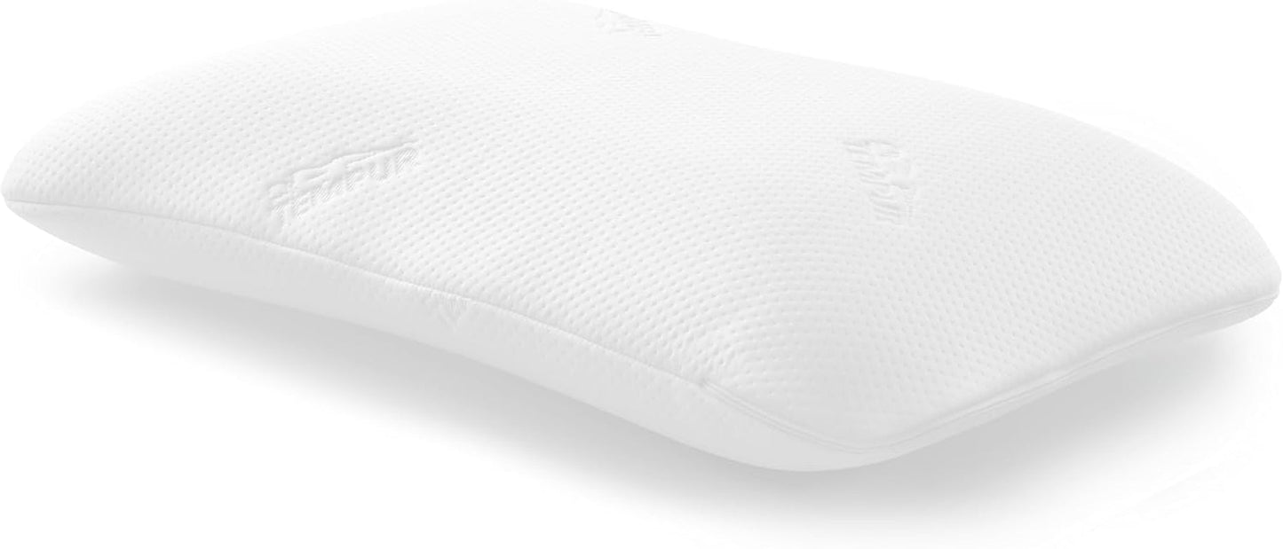 Pernă de dormit TEMPUR Symphony din spumă cu memorie, pernă ergonomică cu suport pentru gât pentru cei care dorm pe spate și pe o parte, senzație fermă, mărimea S (63 x 43 x 11 cm)