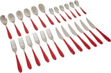 Set tacâmuri Bugatti Gioia, 24 piese, roșu Bucatarie Naty Shop