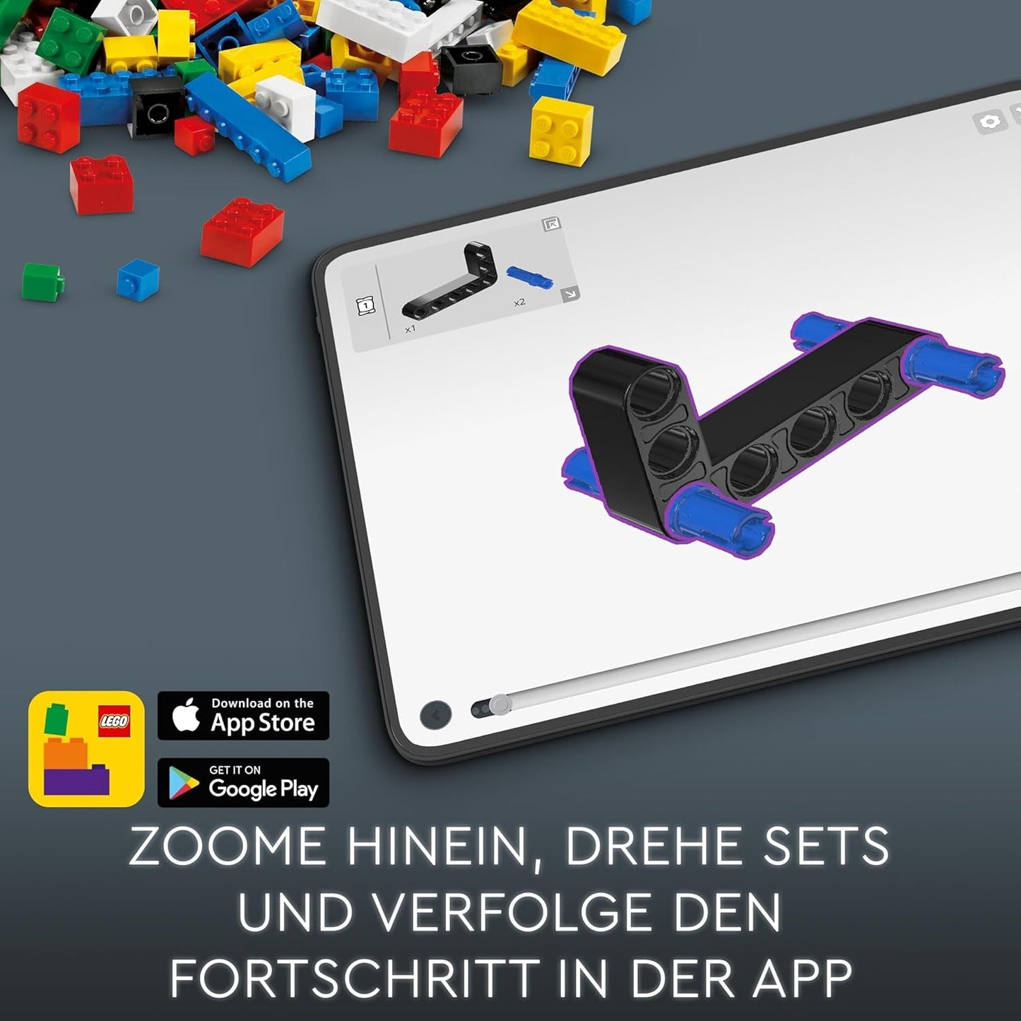 Mașină de curse LEGO Technic NEOM Mclaren Formula E, jucărie cu mașină de curse pentru copii de la 9 ani, băieți și fete, kit de mașină model, decor pentru camera copiilor, idee de cadou pentru ziua de naștere 42169 Seturi de constructie Besuche den LEGO-Store