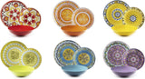 Set de veselă Excelsa ETNO Chic, porțelan, multicolor, 21 piese