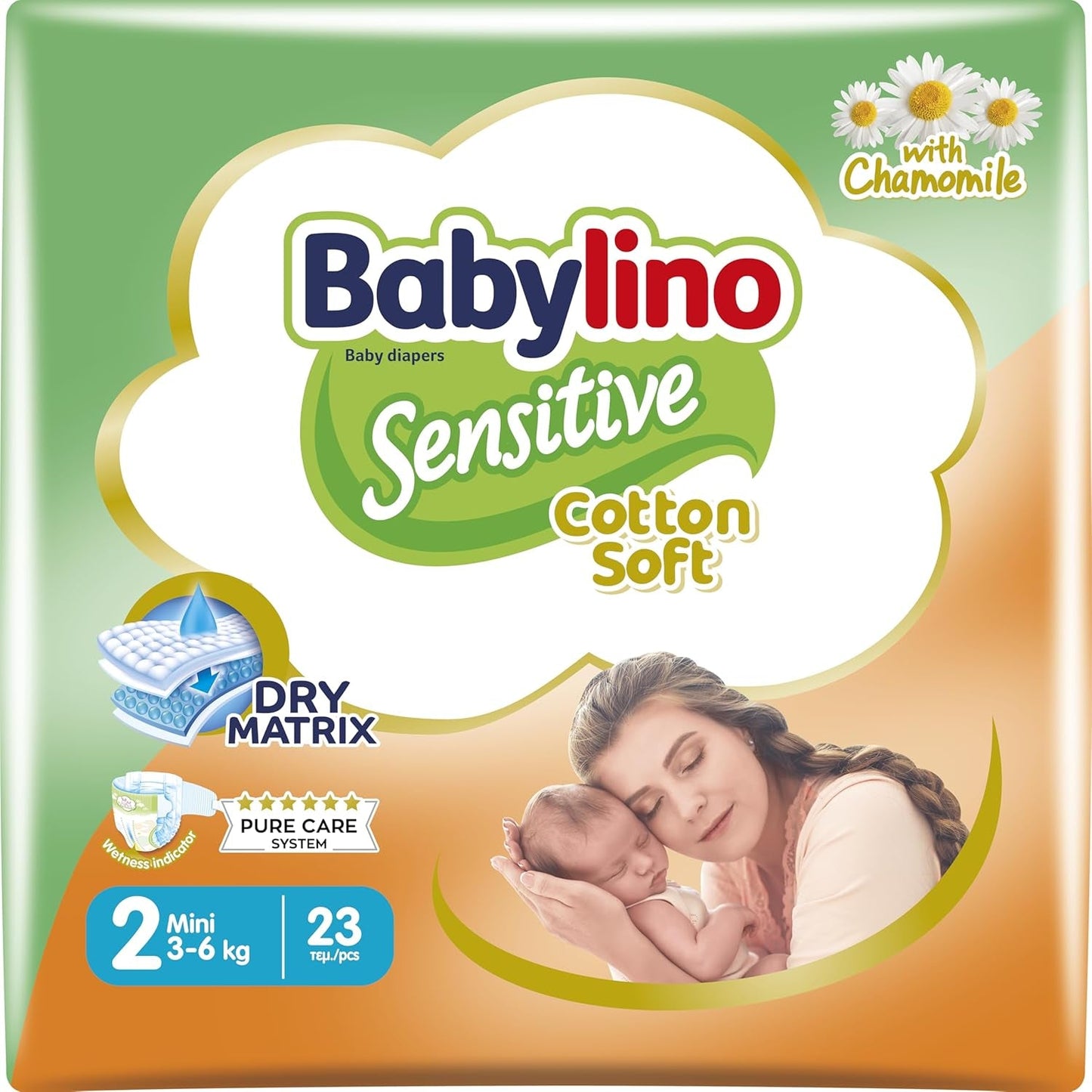 Scutece pentru bebeluși Sensitive mărimea 4, Maxi (8-13 kg), 20 bucăți