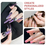 Qufiiry 200 Stück Nail Art Schwämme Mit Metallgreifer, Nagelkunst Schwammpinsel, Maniküre Zubehör Für Nägel, Um Eine Vielzahl Von Gradient Nail Art Patterns Zu Erstellen(Weiß)