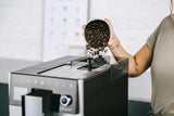 Melitta CI Touch - Espressor complet automat cu sistem de lapte, espressor cu râșniță de cafea integrată și spumator de lapte, de exemplu pentru espresso sau cappuccino, argintiu