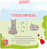 MjAMjAM – Hrană umedă premium pentru pisici - pui delicat cu căpșuni fructate 400g, pachet de 6 (6 x 400g), naturală cu carne suplimentară