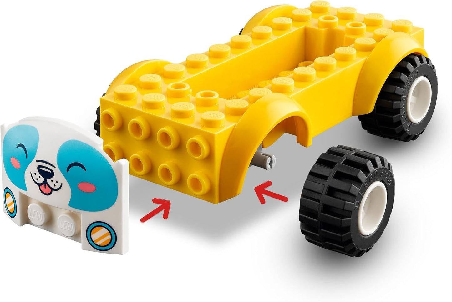 LEGO Friends Mobile Dog Grooming Parlour, set de joacă pentru vehicule cu animale pentru jocuri de rol, jucărie pentru copii cu 2 figurine și 2 câini pentru fete și băieți de la 4 ani, set de toaletă pentru câini 42635 Seturi de constructie Besuche den LEGO-Store