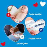 - Windeln Größe 1 (2-5 kg) – gesund und extrem saugfähig – 12 Stunden auslaufsicher – ohne unerwünschte Substanzen – hergestellt in Frankreich – erschwinglicher Preis – 120 Einwegwindeln