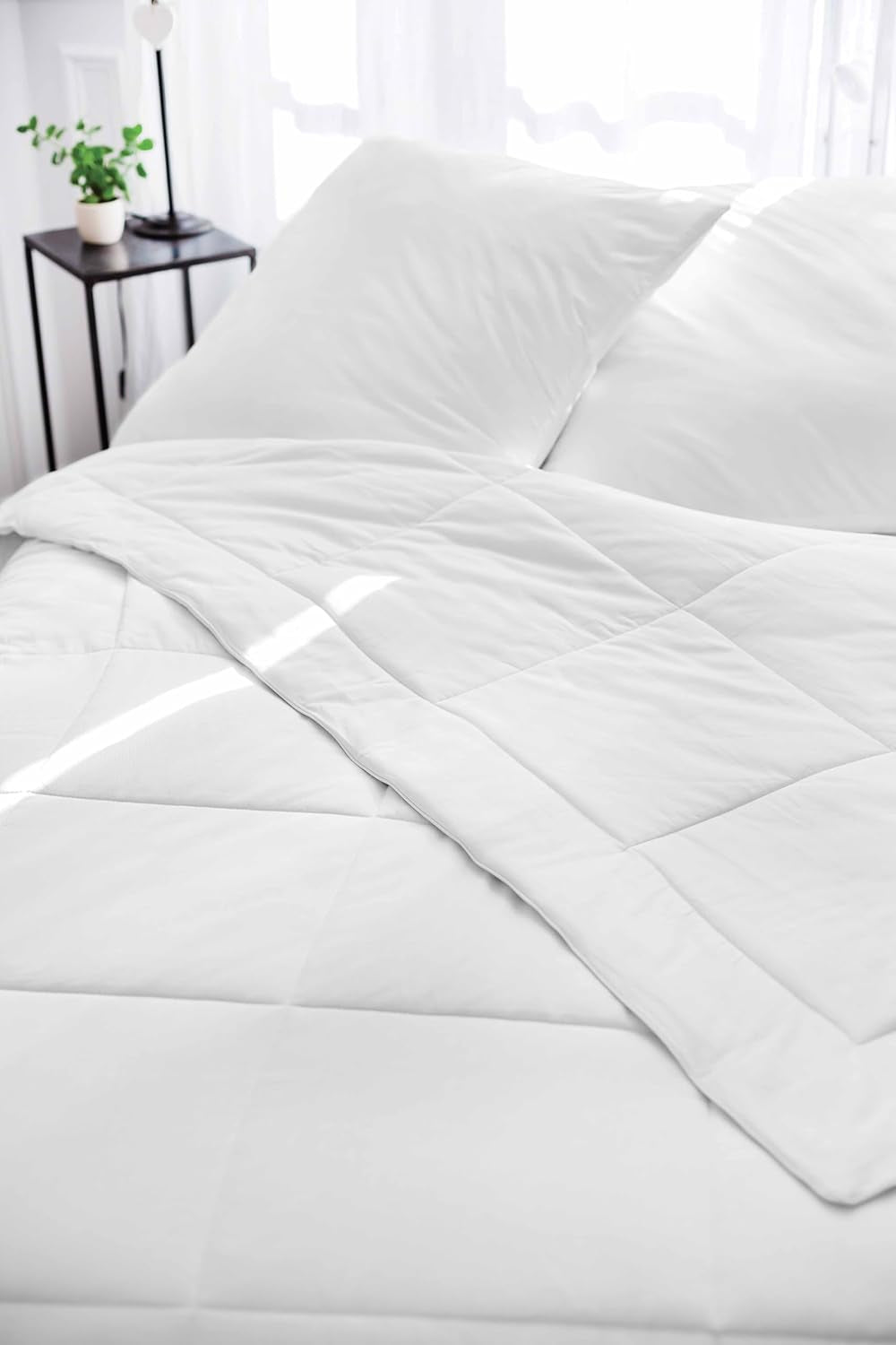 Toison D'Or Plapumă naturală Silkydor, 380 bumbac satinat, 240 X 280 cm, alb Plapumi si pilote Naty Shop