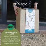 Set de veselă Mikasa Jardin cu 12 piese, set de veselă din gresie pentru 4 persoane cu farfurii, farfurii laterale și boluri, verde - cutie cadou și lavabilă în mașina de spălat vase