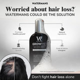 Șampon pentru creșterea părului, balsam pentru creșterea părului Watermans, biotină, ulei de argan, alantoină, rozmarin, niacinamidă B3, proteine de lupin cu multe alte vitamine pentru creșterea părului. Ingrijirea parului Naty Shop