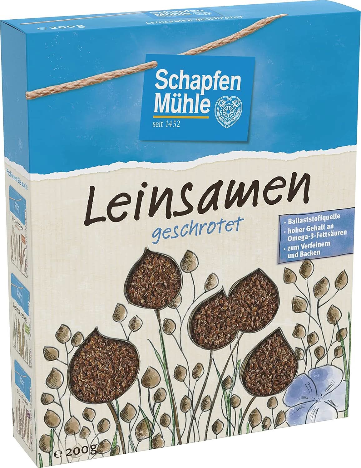 Schapfen Mühle Semințe de in, 200 grame Cereale Naty Shop