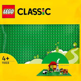 LEGO 11023 Placă de construcție clasică verde, placă de bază pătrată cu 32X32 adâncituri ca bază pentru construcții și pentru alte seturi LEGO Seturi de constructie Besuche den LEGO-Store Singur