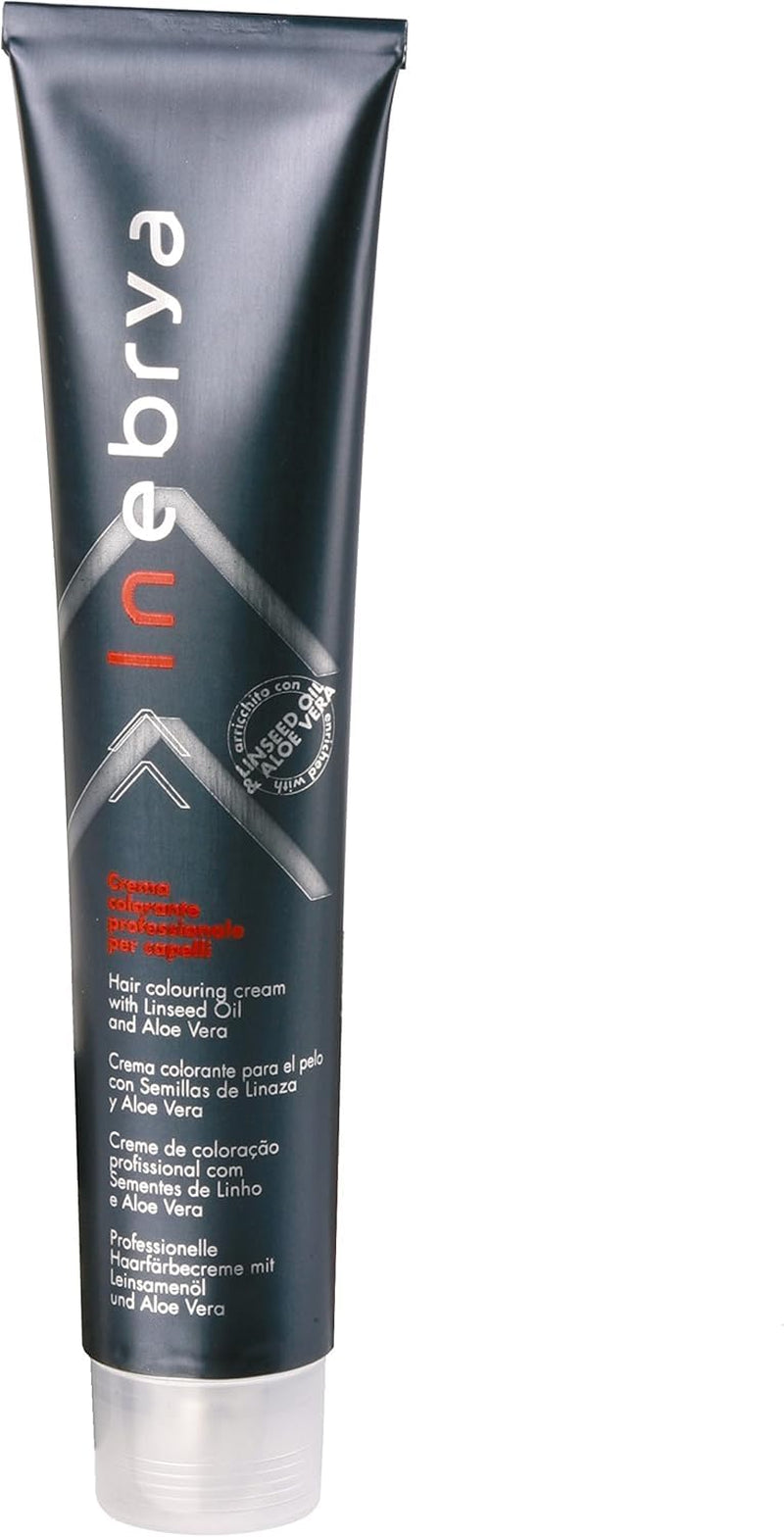 Cremă de colorare permanentă a părului cu semințe de in și aloe vera 100ml (- 7.0 Blond) Vopsea pentru par Naty Shop 5 Pur maro deschis 122 G (1 pachet)