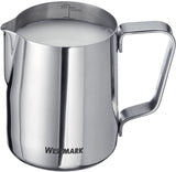 Carafă pentru lapte Westmark Brasilia 200 ml – ideală pentru frișcă de cafea, lapte, miere și alte aditivi pentru cafea și ceai, accesoriu barista – oțel inoxidabil