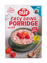 RUF Terci Vegan cu Nuci și Ovăz, fulgi de ovăz cu migdale, alune și semințe de in, preparare ușoară, într-un pachet practic de porții, 1 x 60 g