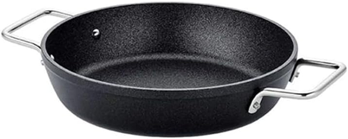 Fissler Adamant, tigaie de servit, aluminiu, neaderentă, margine înaltă, rezistentă la zgârieturi - Inducție Oale si Tigai Naty Shop Model nou 24 Cm