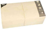 Șervețele, 3 straturi 1/4-fold 33 Cm X 33 Cm Cream Pentru fiecare petrecere și sărbătoare. Cantitate: 250 buc