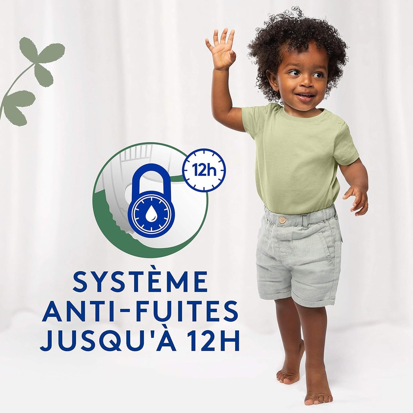 Scutece Douceur Naturelle, mărimea 5 (12-20 kg), 1 lună, 140 scutece
