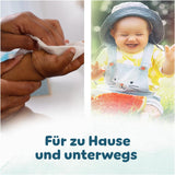 Șervețele umede Pampers Harmony Aqua, 15 pachete a câte 48 de șervețele fiecare - 720 de șervețele în total, ajutând la restabilirea echilibrului natural al pH-ului pielii, loțiune ușoară cu 99% apă