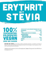 Eritritol + Stevia Înlocuitor natural de zahăr fără calorii 1:1, 1 Kg Indulcitori Naty Shop