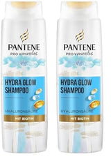 Șampon hidratant Pantene Pro-V Hydra Glow cu biotină, pentru păr uscat, deteriorat Duș și baie Pantene 2 x 250 ml