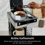 Ninja Prestige Cafetiera Filtrantă 2 în 1 cu Capsule și Spumator de Lapte Integrat, pentru Latte, Cafea cu gheață și Flat White, Negru CFN802EU