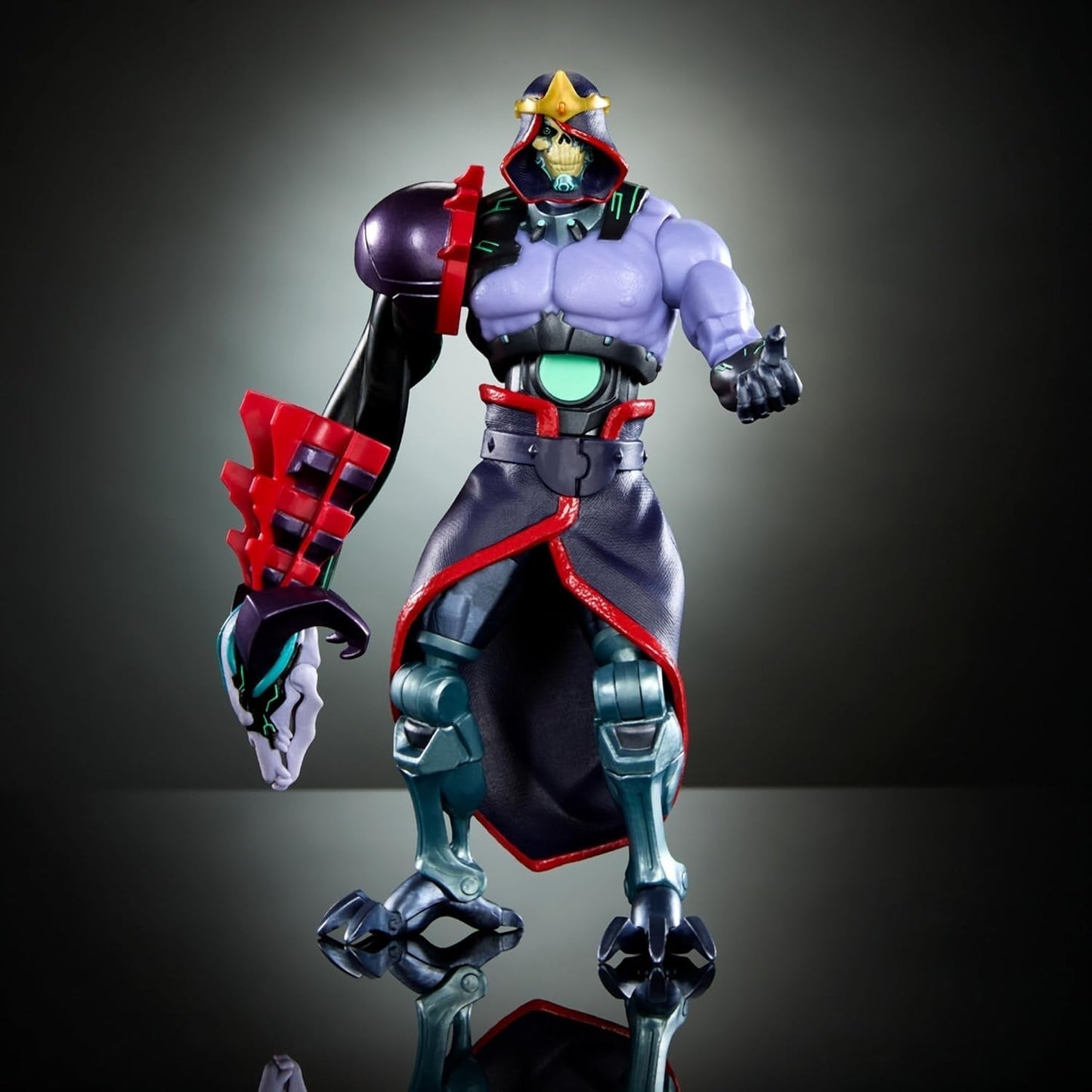 Masters of the Universe: Revolution Masterverse Skeletor Action Figure, figurină de colecție cu 30 de puncte de mișcare și braț robotic mobil, Motu Toy, HYC46 Action figures Naty Shop