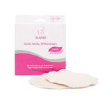 ELANEE Tampoane de alăptare din lână de mătase (2 straturi) - Tampoane de alăptare lavabile manual - Delicate pentru mameloanele foarte folosite Accesorii Hrana si Alaptare Bebe Naty Shop 2 bucăți (pachet de 2)