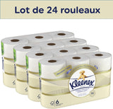 KLEENEX Dermo Douceur 4230420 Hârtie igienică, 24 role (4 X 6 role) alb, 24 Unité (Lot De 6)
