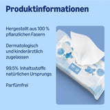 Șervețele umede pentru bebeluși ultra sensibile de la Amazon, 1080 de șervețele, fără parfum, 18 pachete a câte 60 de șervețele (anterior sub marca Amazon, produs identic)