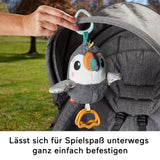 FISHER-PRICE Flap & Go Toucan - Jucărie de pluș pentru cărucior, promovează abilitățile motorii fine și senzoriale, pentru nou-născuți de la naștere, HNX66 Jucarii Bebe Naty Shop