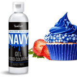 Colorant alimentar în gel - Colorant alimentar în gel foarte concentrat pentru prăjituri, copt, ouă de Paște, băuturi - Colorant alimentar fără zahăr pentru fondant, glazură, slime, decorarea torturilor (Red Velvet, 150G)