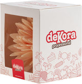 dekora - Floare uriașă de 12,5 cm - Dalia de toamnă - Fără gluten, fără lactoză, vegan - Decorațiuni de tort pentru nunți, zile de naștere și deserturi - Ușor de utilizat Pasta de zahar Naty Shop