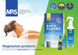 MRS fulgi de clorură de magneziu 100% naturali - săruri de baie ideale pentru o baie de picioare, baie completă și împotriva deficienței de magneziu - 4 Kg Duș și baie Naty Shop