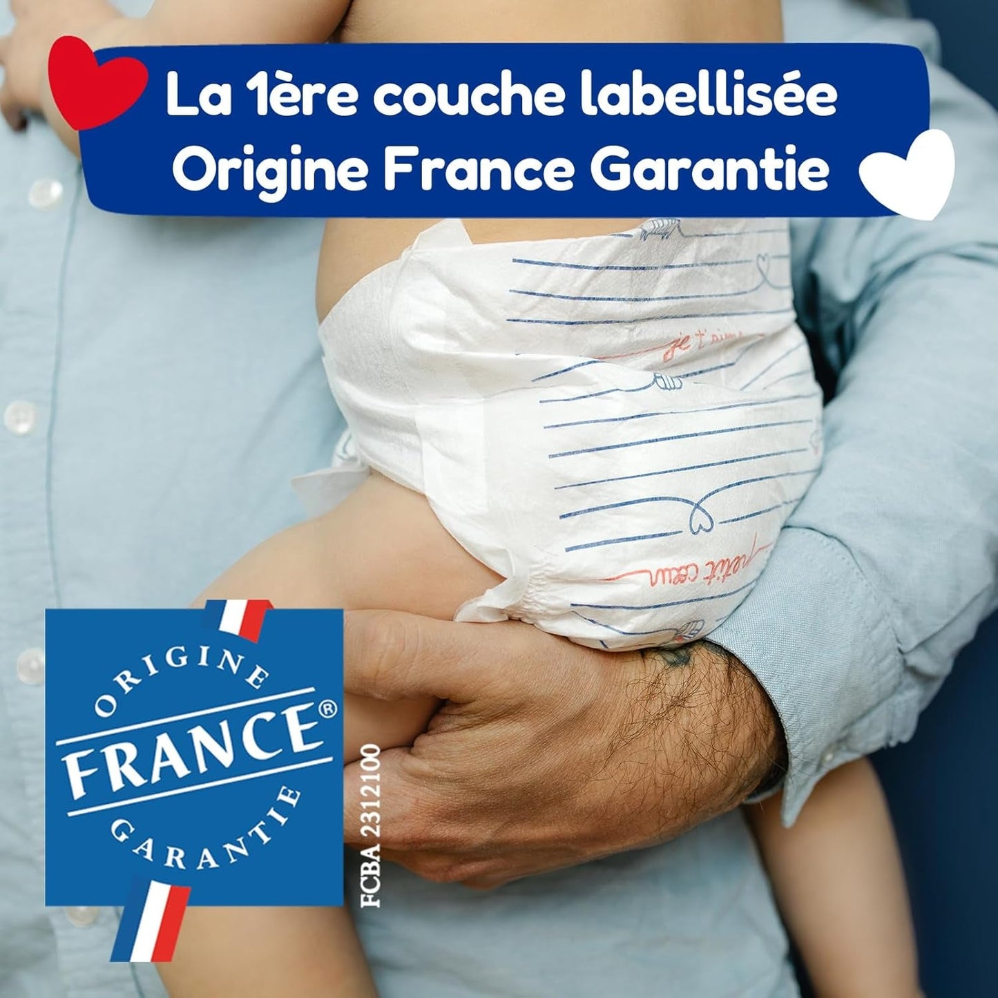 - Windeln Größe 1 (2-5 kg) – gesund und extrem saugfähig – 12 Stunden auslaufsicher – ohne unerwünschte Substanzen – hergestellt in Frankreich – erschwinglicher Preis – 120 Einwegwindeln