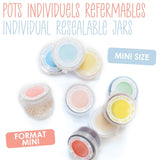 Scrapcooking - Set 9 coloranți alimentari pastel - Albastru, Galben, Coral, Roz, Turcoaz, Verde Lămâie, Alb, Verde Aqua, Roz pudră - Pudră colorantă comestibilă pentru prăjituri, brioșe, macarons - 4272