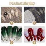 7 Blätter 3D Alphabets Nagelsticker Nagelfolie Selbstklebend Buchstaben Aufkleber Nägel Zubehör Nagelaufkleber Klebebuchstaben Aufkleber Selbst Gestalten Letter Letters Nail Art Stickers