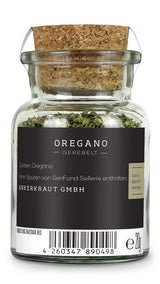 Ankerkraut Oregano Gewürz, getrocknet gerebelt, perfekt für Pizza Suppe Tomate und Fisch, Kräuter zum Würzen, mediterrane Küche für zu Hause, Lecker Kochen, 20g im Korkenglas