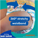 Pampers (Versiunea Veche), Șorturi de baie de unică folosință Splashers - Mărimea 5/6 (14kg+) - Cutie cu 8 pachete a câte 10