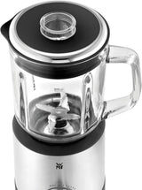WMF Küchenminis Kompaktmixer, Mini Standmixer, 400 Watt, Standmixer Klein, Glasbehälter 0,8 L, Pulsstufe, Cromargan Matt Bucatarie Naty Shop