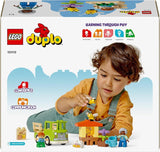 LEGO DUPLO Town Apicultură și stupi, jucărie educativă pentru copii mici cu 2 figuri și un camion mobil, set de construit și reconstruit, jucărie pentru copii mici de la 2 ani 10419 Seturi de constructie Besuche den LEGO-Store