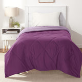 Amazon Basics cuvertură din microfibră, poate fi utilizată pe ambele părți, 220 X 240 Cm, gri / negru Plapumi si pilote Naty Shop Prună/violet deschis 160X229 Cm