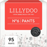 Pantaloni LILLYDOO prietenoși cu pielea, mărimea 5 (12-17 kg), cutie lunară (105 bucăți)
